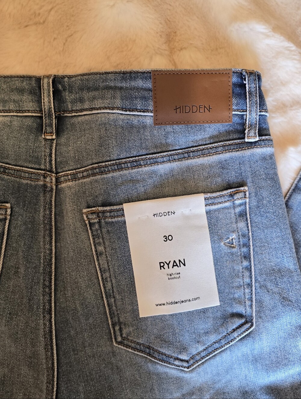 Hidden Jeans Ryan Denim Jeans - 30 Regular High Rise Bootcut